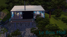 Sims 3 — Le Bois Mod by MaeMae08 — An ideal studio for a single Sim! Nestled between trees on a incline. Fully