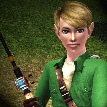 Sims 3 — Link by Cash — When an adventure opens the door for the notorious Hyrule hero Link he will be there to solve it
