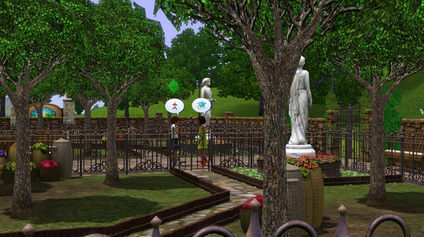 Sims 3 — Sunset Valley Orchard by hawkearrow — This is a simple little community fruit orchard I did to have somewhere