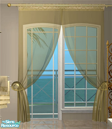 Sims 2 — Newport Bath - Curtains by Sasilia — 