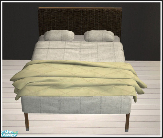Sims 2 — Cosy sleeping green - throw 4 by mirake — Bedroom duo, page 4 on the Mango site