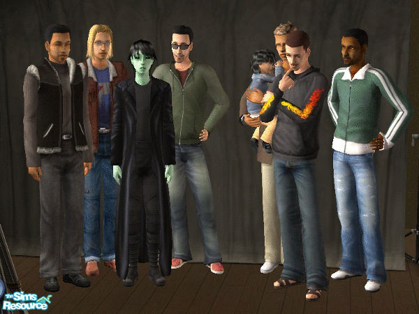 Sims 2 — Male Maxis Clothes for Seasons EP by wimpy1968 — Okay, this is NOT new material. These are simply Maxis items