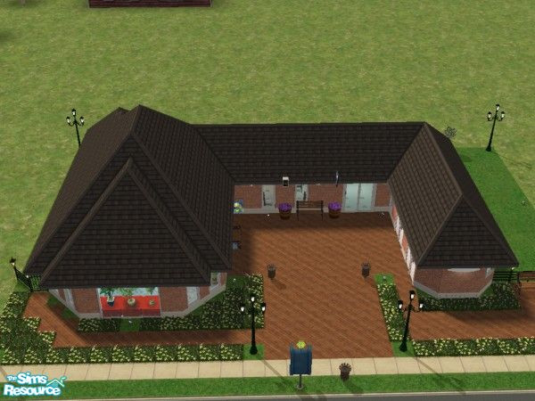 Sims 2 — Stop 'n' Shop by WelshWitch — Community shops, consisting of 3 shops, staff room/office, public toilets &