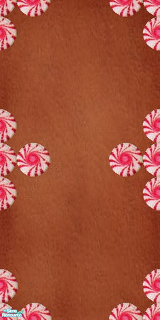 Sims 2 — Gingerbread red white candy set 1 - Wlgbcndyredwhtlftrghttrimmidbase by Kaeliana BrightStar — Gingerbread wall