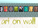 Sims 3 — setartonwall by marielaurie — Many original paintings to give a new dimension to your decoration.