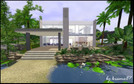 Sims 3 — Modern House 9 by kissme87 — Lot is unfurnished. It has 1 bedroom,1bathroom,kitchen,livingroom,fireplace