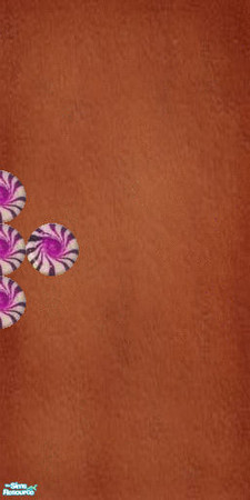 Sims 2 — Gingerbread purple white candy set 2 - Wlgbcndyprplwhtlftmid by Kaeliana BrightStar — A gingerbread wall for