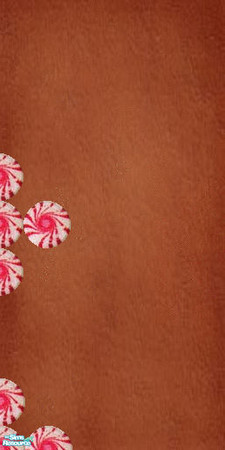 Sims 2 — Gingerbread red & white candy set 2 - Wlgbcndyredwhtlftmidbase by Kaeliana BrightStar — 