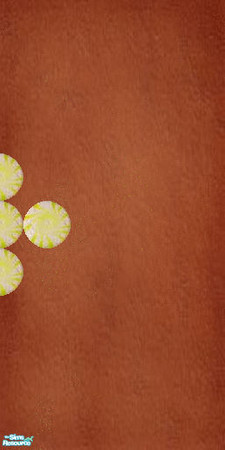 Sims 2 — Gingerbread yellow & white candy set 2 - Wlgbcndyyllwwhtlftmid by Kaeliana BrightStar — A gingerbread wall