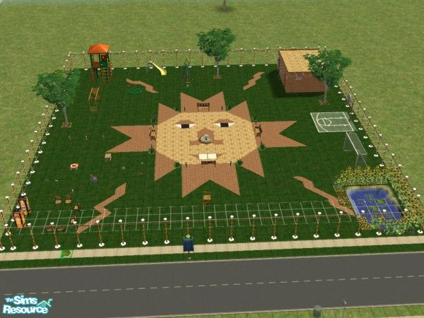 Sims 2 — Sunshine Kiddie Park by HollyHoskinson — This is a Park i made for all the little simmies out there. 