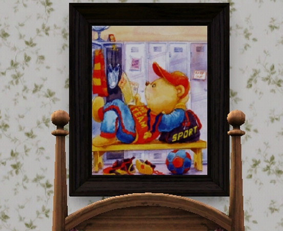 Sims 3 — Sports Bear by CinderSim — A CinderSim Creation