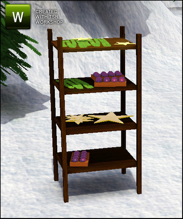 Sims 3 — XMas Market Ornament Stand by sim_man123 — XMas Market Ornament Stand. Made by sim_man123 from TSR, TSRAA. Wood,