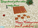 Sims 2 — Gingerbread yellow & white candy floor set by Kaeliana BrightStar — Gingerbread candy floor set for your