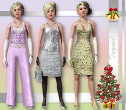 Sims 3 — Elder Christmas Set-08 by TugmeL — **New mesh! Thin body for the elderly.. :) Thanks *TSR Workshop* This set has