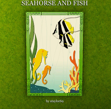 Sims 3 — Seahorse and fish by ataylor69 — Seahorse and fish