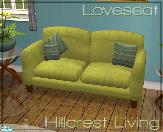 Sims 2 — Hillcrest Living Room - Loveseat by sim_man123 — Loveseat mesh from my Hillcrest Living Room set. This file is