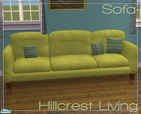 Sims 2 — Hillcrest Living Room - Sofa by sim_man123 — Sofa mesh from my Hillcrest Living Room set. This is the SLAVE to