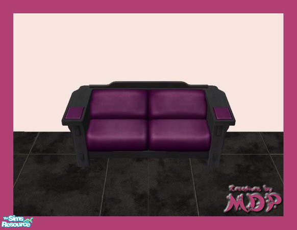 Sims 2 — MDP Plum Mission Seats by MelandStv — There are 10 colourful upholsteries in this set. Colours the living chair,