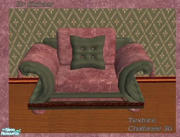 Sims 2 — Helga86 Saga TC36 Sage - Loveseat by Eisbaerbonzo — Elegant loveseat, would be a pleasure to lean back and read