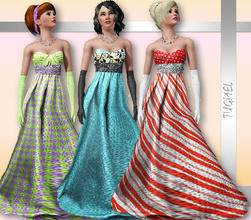 Sims 3 — Young Adult Set-21  by TugmeL — Thank you for your mesh credit *By Stylist_Sims* This set has 3 Formal Outfits