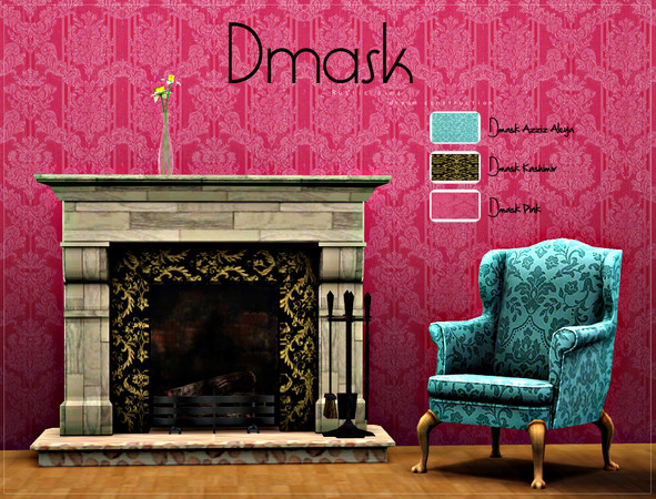 Sims 3 — Dmask set by ginebra — Enjoy these patterns Damask style of Arabic origin, charming decorate your room with