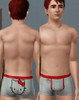 Sims 3 — Hello Kitty Underwear by KevinTroy — Hello Kitty Boxer Shorts