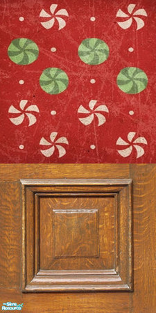 Sims 2 — Dirty Holiday Panel Set 01 - Wall 06 by ayyuff — 