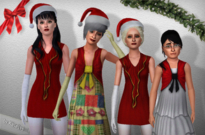 Sims 3 — FS 32 - Celebration time by katelys — New set of female clothes in a christmas style. Enjoy!