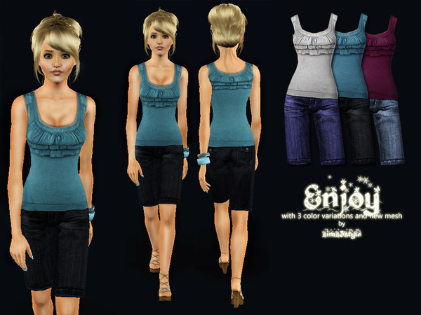 Sims 3 — Enjoy by simseviyo — With New Mesh