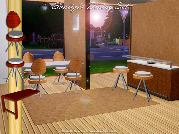 Sims 3 — Sunlight Dining Set by brandontr — BrandonTR@TSR
