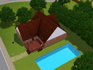 Sims 3 — SkyBrow Conac by Blufix — 2 Bedrooms,1 big bathroom,1 big living room + 1 big kitchen with 1 big dining room.