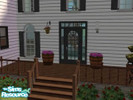 Sims 2 — White Paneled Abode by DaniChazz — This is my very first residential lot. It\'s extremely pricey (in terms of