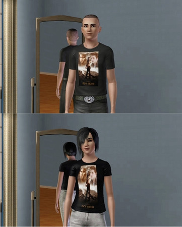 Sims 3 — New Moon shirts by evilerci — Man and Woman's shirt for the movie New Moon