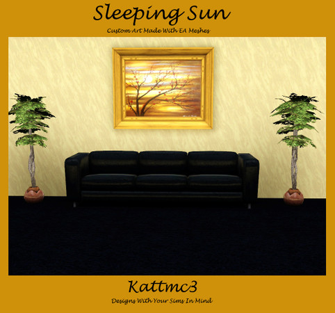 Sims 3 — Sleeping Sun by kattmc3 — Sleeping Sun Oil Painting. Enjoy Kattmc3 TSRAA