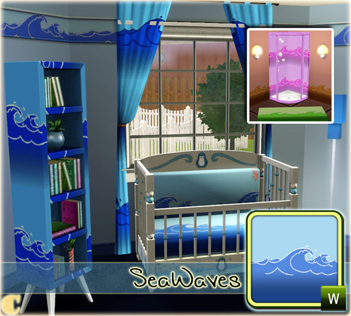 Sims 3 — SeaWaves by carit — Excellent pattern for a wet atmosphere :D