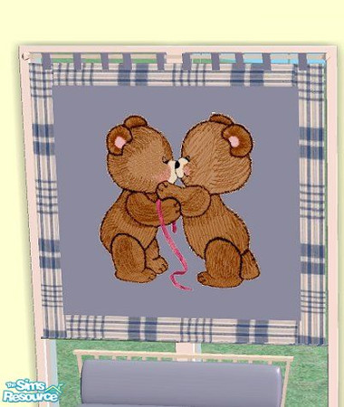 Sims 2 — Babyroom Bjoern - Curtain by marilu — 