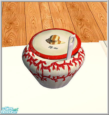 Sims 2 — corall set - B43 Soupbowl Corall by Birgit43 — 
