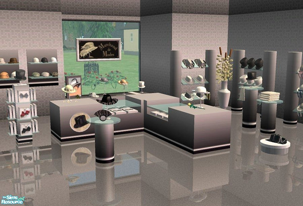 Sims 2 — Hat Shop by marilu — 