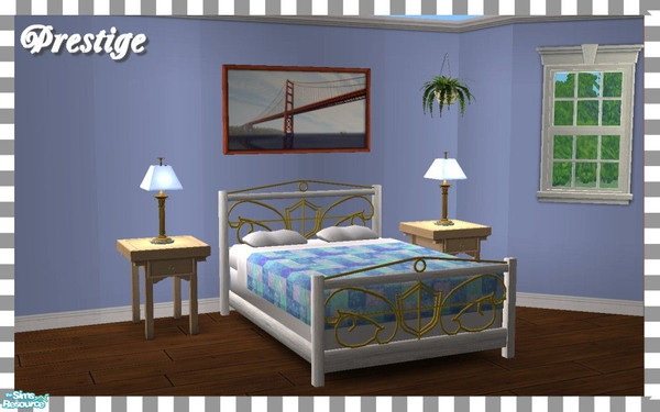 Sims 2 — Wrought Iron Beds - Prestige Frame by Dgandy — Bedding is a separate download.