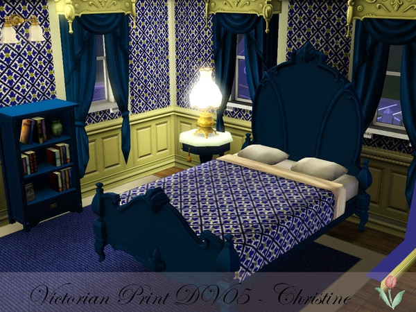 Sims 3 — Victorian Print DV 005 by cm_11778 — A beautiful Victorian Print for your Sim homes. This print does well on