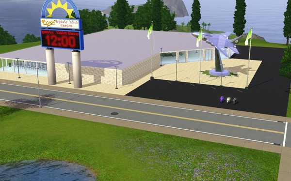 Sims 3 — SimAir by vahla — A small terminal that serves the local airport and helps you get ready for your holiday. The