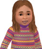 Sims 3 — Majia Clost by lovesims4ever — Gender : Female Age : Toddler Fitness : None Weight : Boney Can be found on