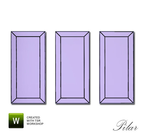 Sims 3 — ElegantMirrorWall by Pilar — Creado por Pilar para los sims 3