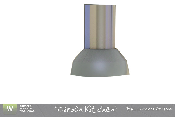 Sims 3 — Carbon Kitchen Vent by TheNumbersWoman — What's a stove without a vent? A Naked stove. By RicciNumbers at TSR