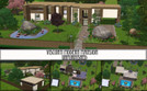 Sims 3 — The Visconti Modern Mansion by solaris74 — Nice Modern home with guest house ((unfurnished besides kitchen,, and