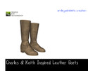 Sims 3 — Charles & Keith Inspired Leather Boots by smileyoshi1000 — Leather Boots Inspired By Charles