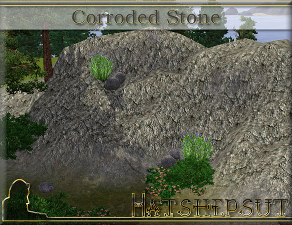 Sims 3 — Corroded Stone by hatshepsut — You can tell this stone has been here a while! 