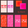 Sims 2 — Modern Color Tile Set by skripstiite — Modern color (pink&orange) matching floor&wall tile set with nice