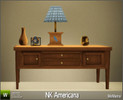 Sims 3 — NK Americana by MoMama — A set of Americana items for that little nook that you just don't quite know what to do