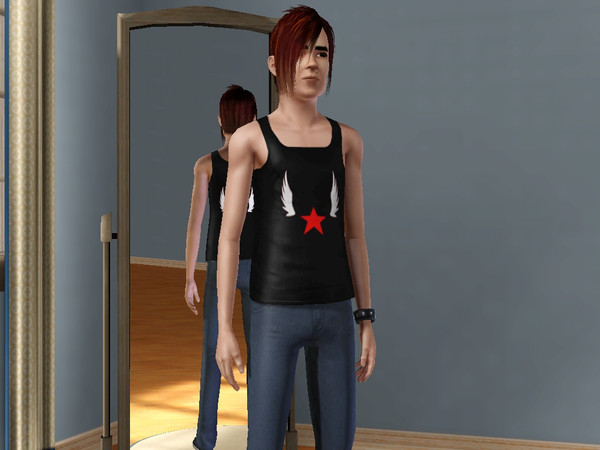 Sims 3 — Winged Star Print by Mchll0644 — Looks great on anything!